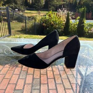 Anthropologie Pilcro Letterpress Suede Pumps NWT